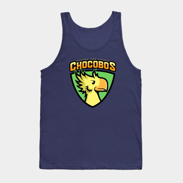 Go Chocos Go Tank Top by PlatinumBastard